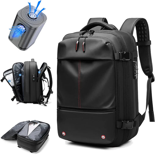 CompacGo™ – La Mochila Inteligente con Compresión al Vacío para Viajeros Inteligentes